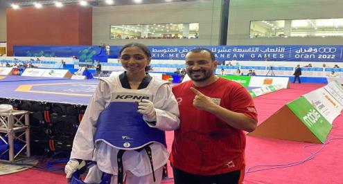 آية شحاتة تضيف برونزية جديدة لمصر بوهران 2022